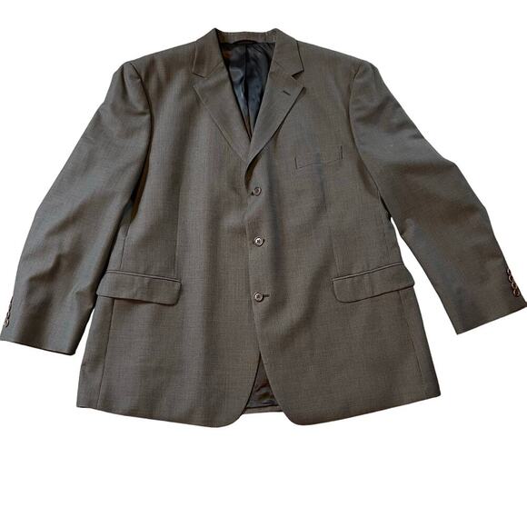 Brooks Brothers Brown/Black Wool Houndstooth Men's Blazer.  Size 50R - Picture 1 of 8